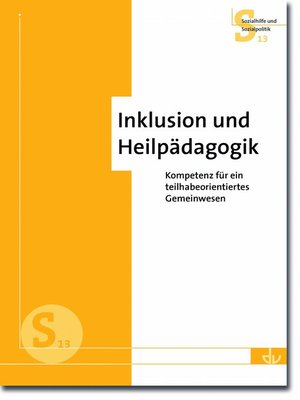 cover image of Inklusion und Heilpädagogik